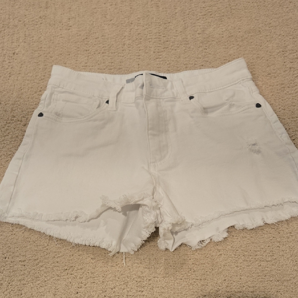 Kut from the Kloth White Jean Shorts